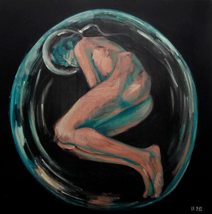 My in Arc. 1. 120x120, oil, canvas